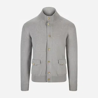 CARDIGAN BOMBER - GREY