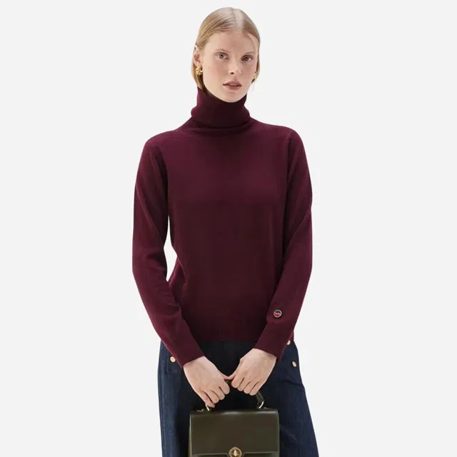 ALICE ROLLERNECK SWEATER - Bordeaux, Busnel